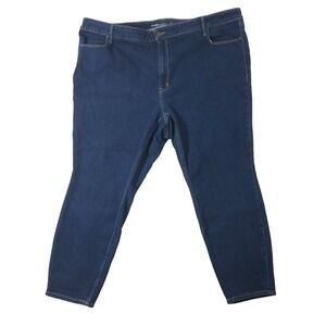 Old Navy Jeans Women's Plus Size 26 Short Denim Blue WOW Super Skinny High Rise